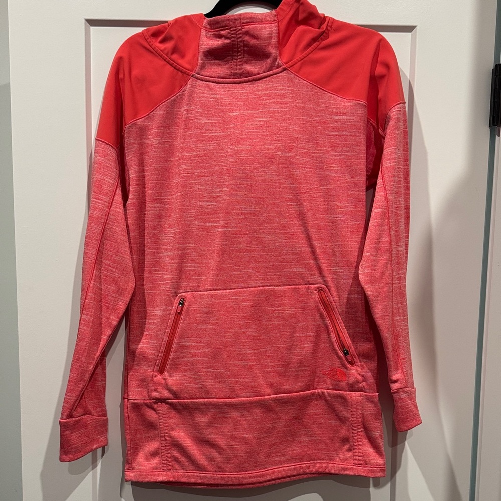 The North Face Womens Dynamix Womens Performance Hoodie, M, Snowcone Red